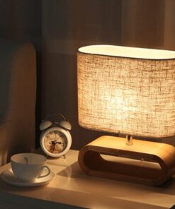 Lampe de salon nordique en bois