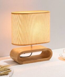 Lampe de salon nordique en bois