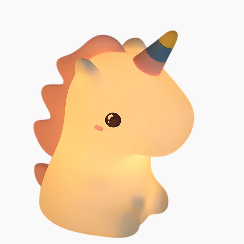 Veilleuse licorne magique et multicolore