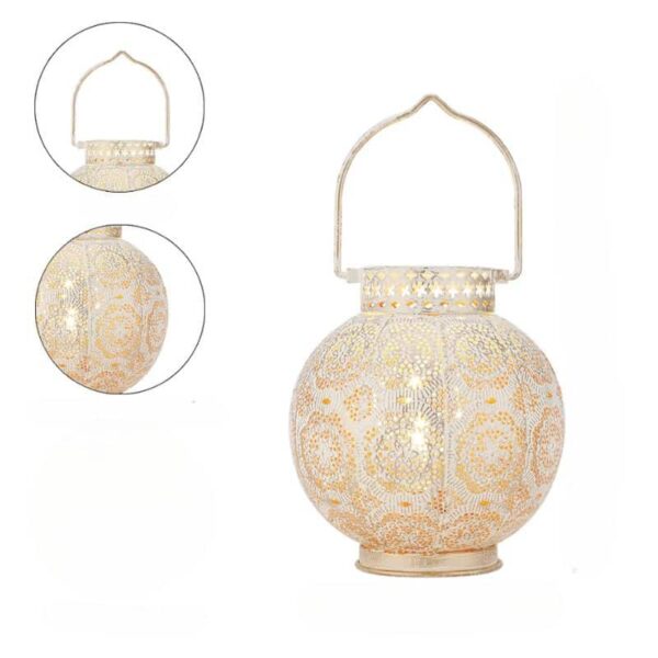 Lot de deux lanternes type orientale et marocaine