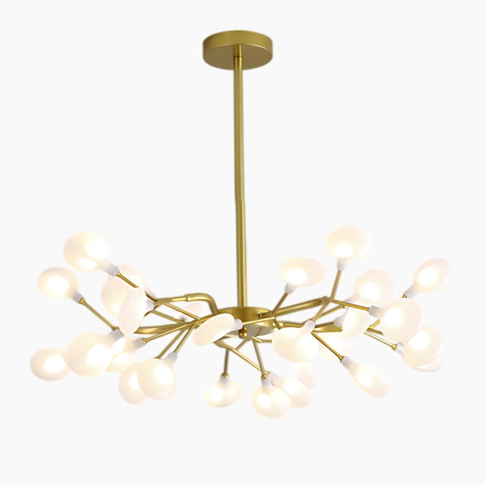 Lustre LED moderne design nordique avec effet luciole