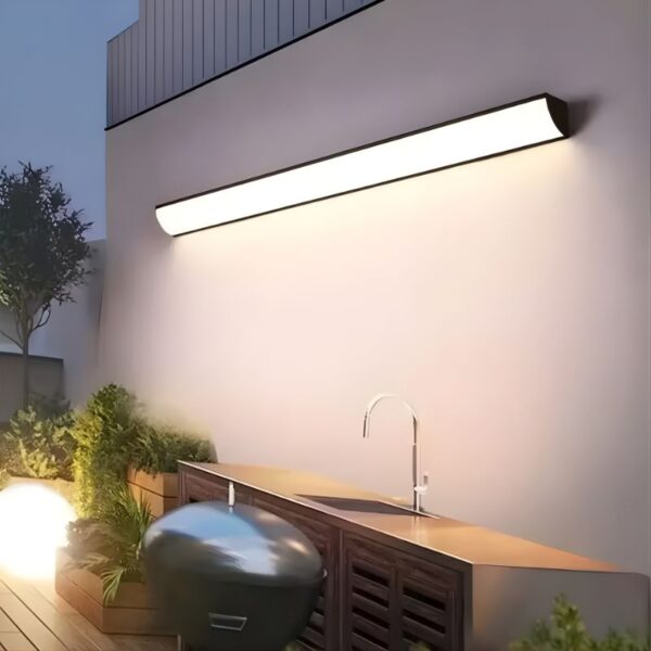 Applique murale LED extérieure aluminium moderne