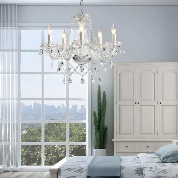 Lustre cristal chandelier branches style classique