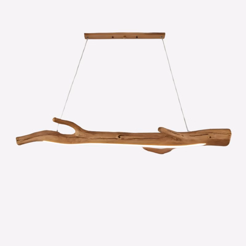 Suspension LED acrylique ondulé design organique