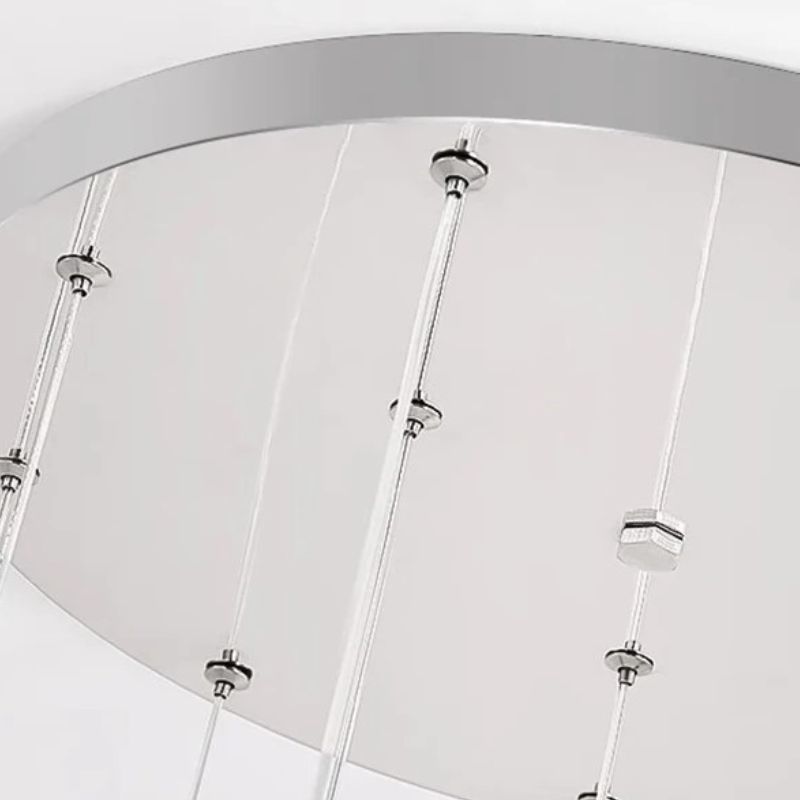 Suspension LED oiseaux acrylique design moderne