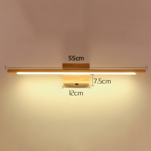 Applique murale bois massif nordique scandinave