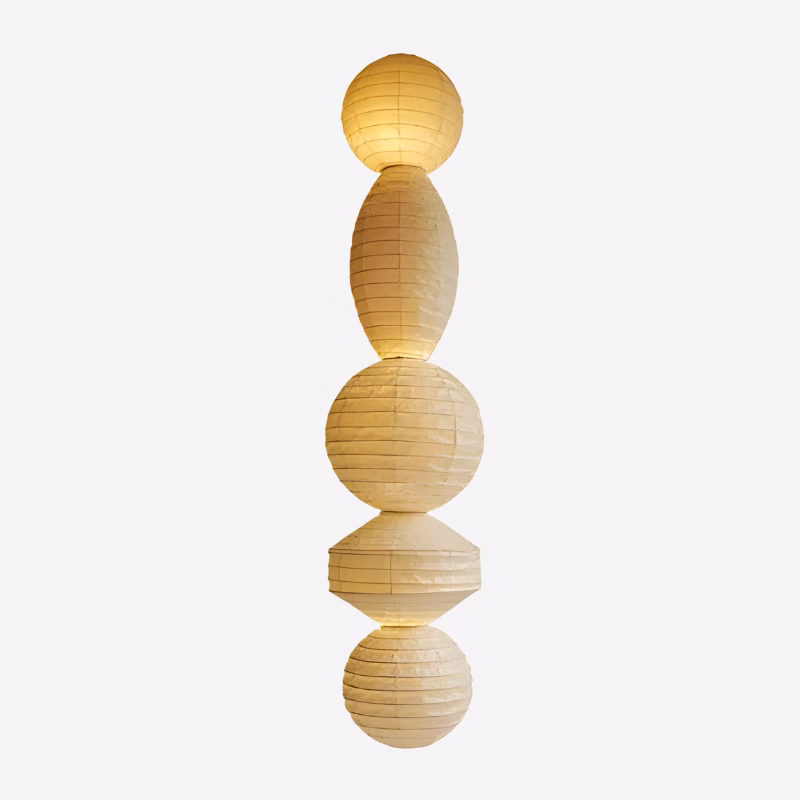 Suspension en papier design japonais