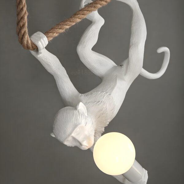 Suspension singe en résine style industriel