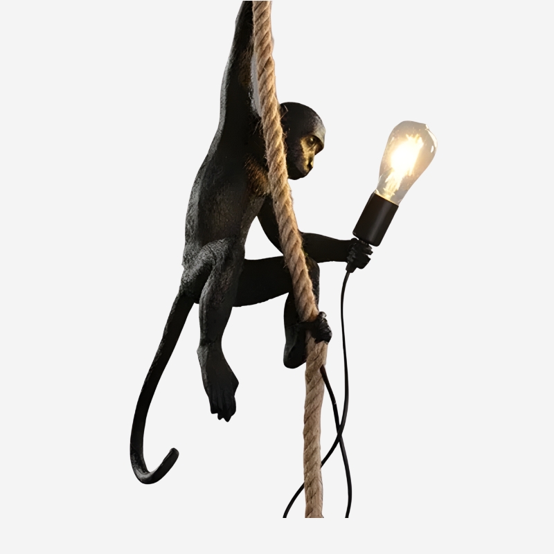 Suspension singe en résine style industriel